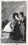 Francisco Goya Las Viejas se salen de risa painting